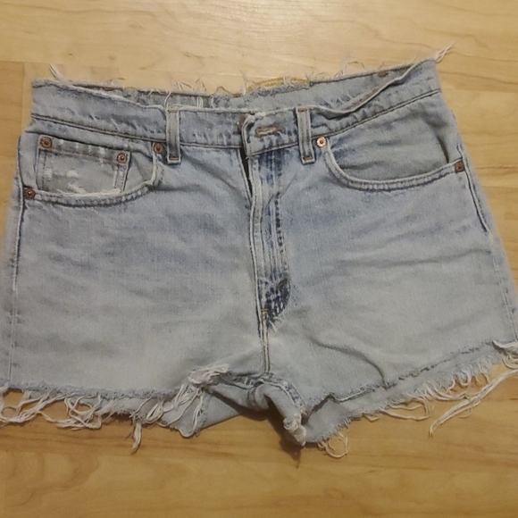Levi's Pants - Vintage Women's Levi's Jean Shorts 555 Size 33